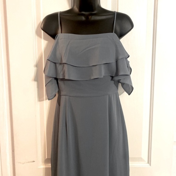 “WAYF” Lauren Off the Shoulder Ruffle Maxi Dress - Picture 6 of 16